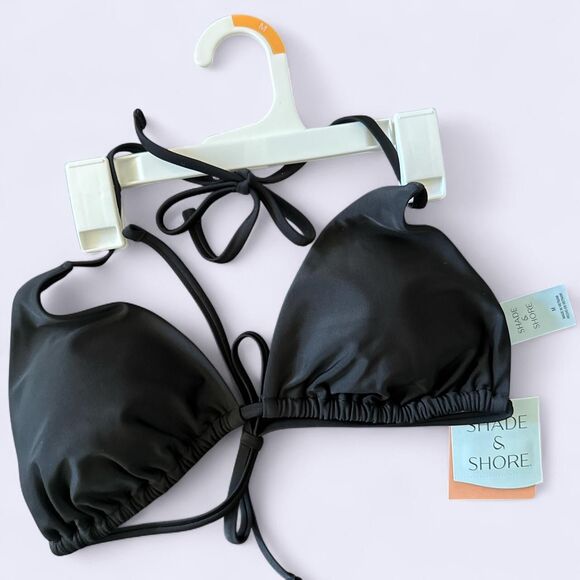Shade & Shore Other - Shade & Shore Women's Black Bikini Top